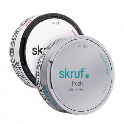 Skruf All White Portion 2-pack