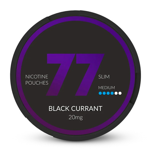 77 - Black Currant All White Portion (20mg)