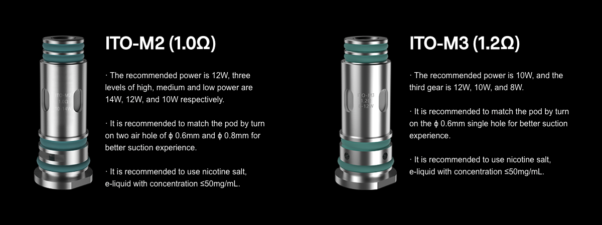 VooPoo Doric 20 Pod Vape Kit compatible coils